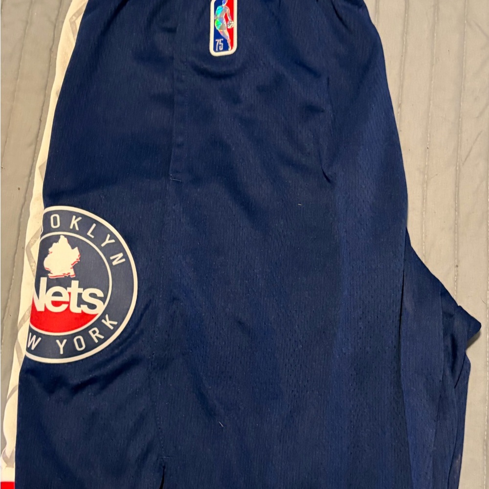 Brooklyn Nets Navy Blue Shorts City Edition